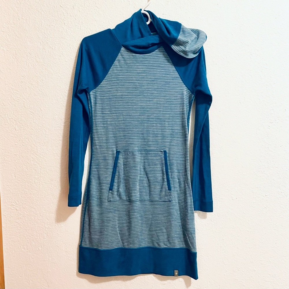 Smartwool Women's Hooded Blue Alpine Loop Dress XS